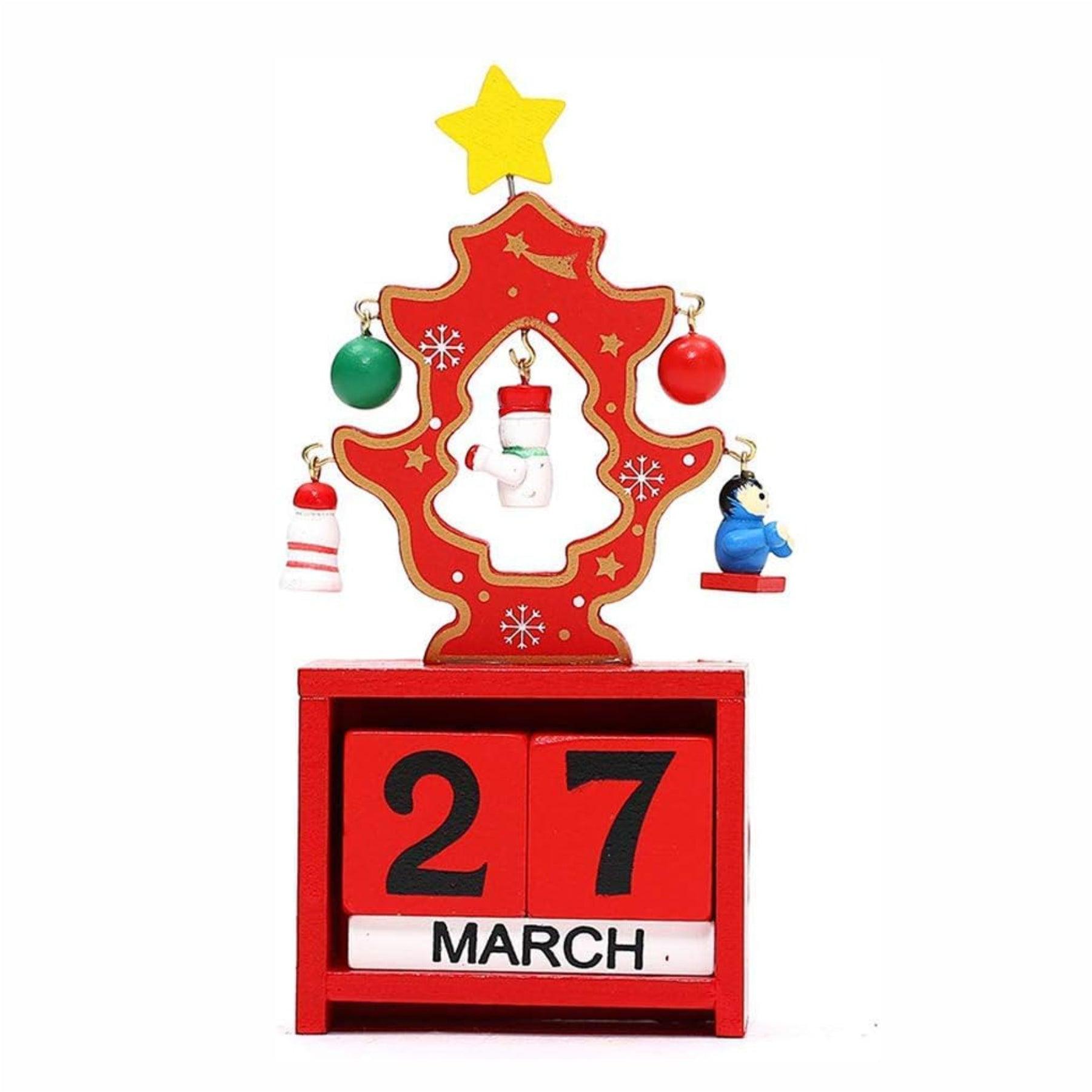 Christmas Desktop Calendar | Christmas Gifts - Pack of 1 GIFT FOR ALL Pretty UR Party