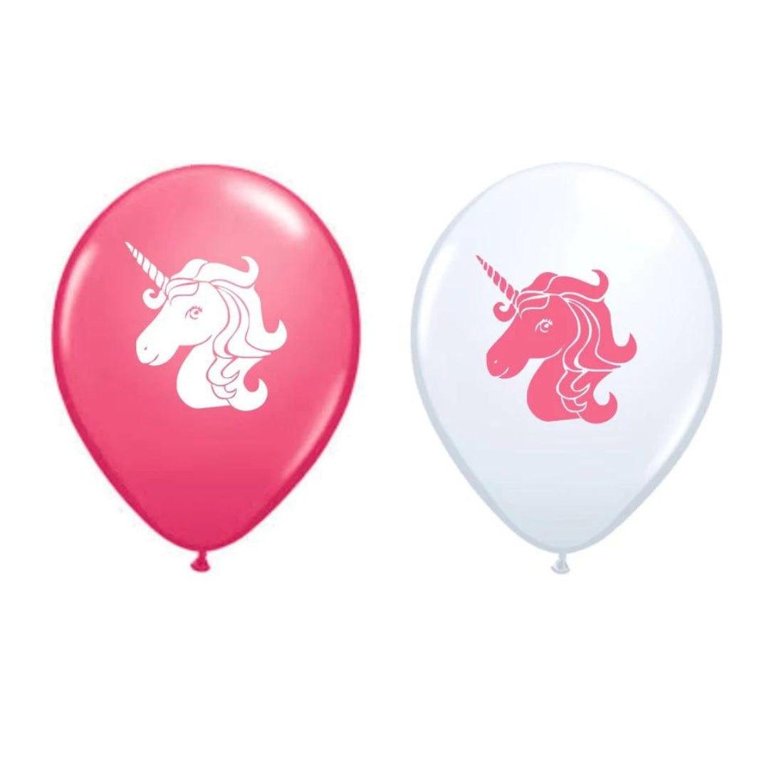 Unicorn Printed Latex Balloons - Pack of 10 ALL PARTY SUPPLIES Pretty UR Party