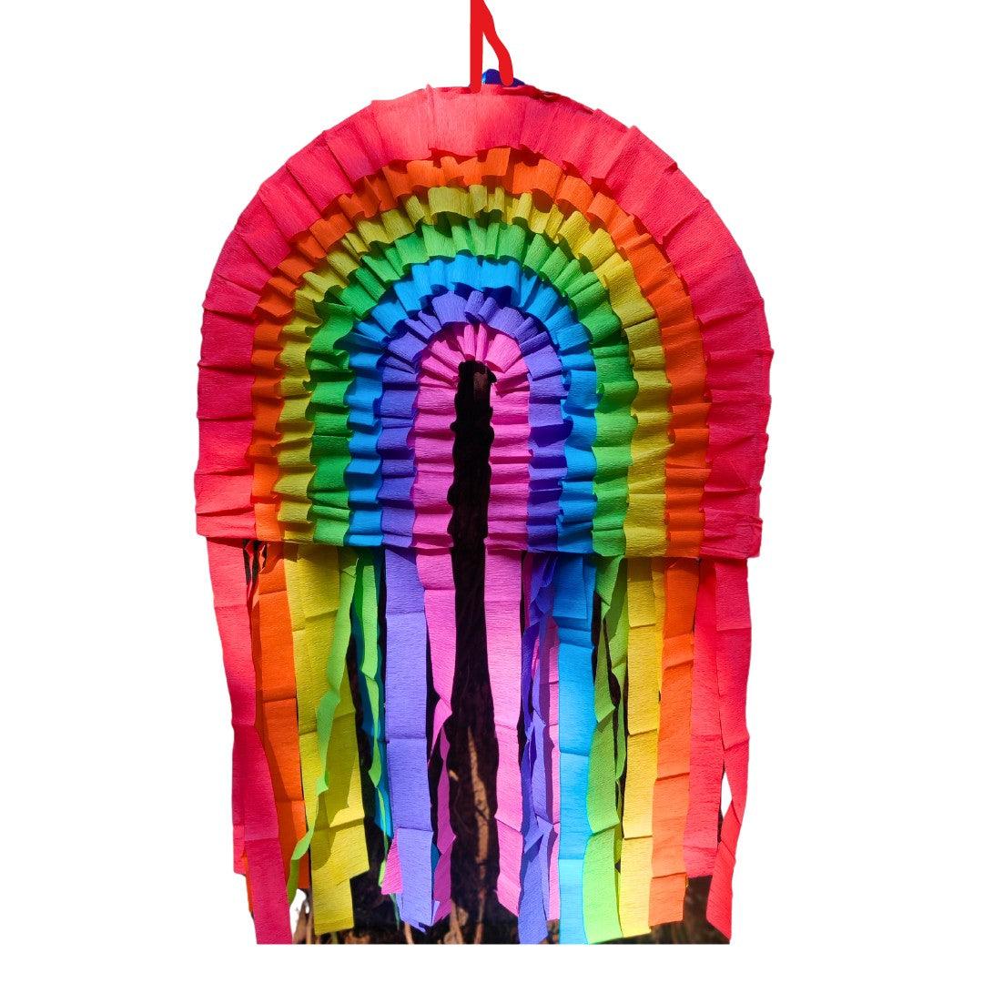 Handcrafted Rainbow Pinata HANDCRAFTED PRETTY UR PARTY