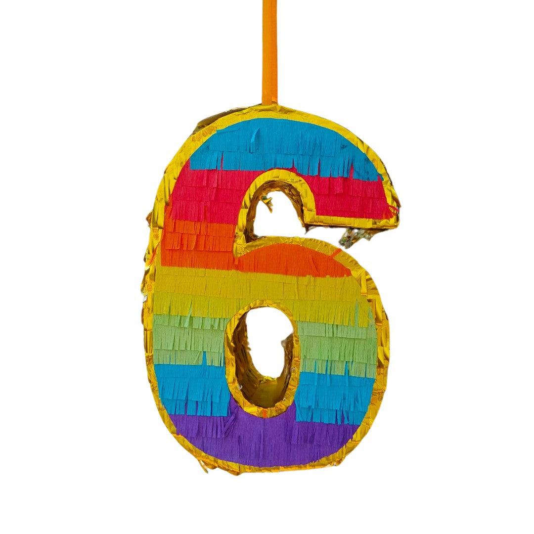 Handcrafted Number Pinata HANDCRAFTED PRETTY UR PARTY