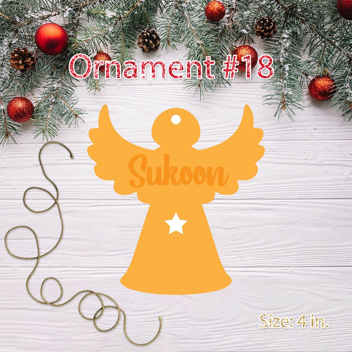 Personalized Acrylic Christmas Bauble 18 ALL PARTY SUPPLIES Pretty UR Party