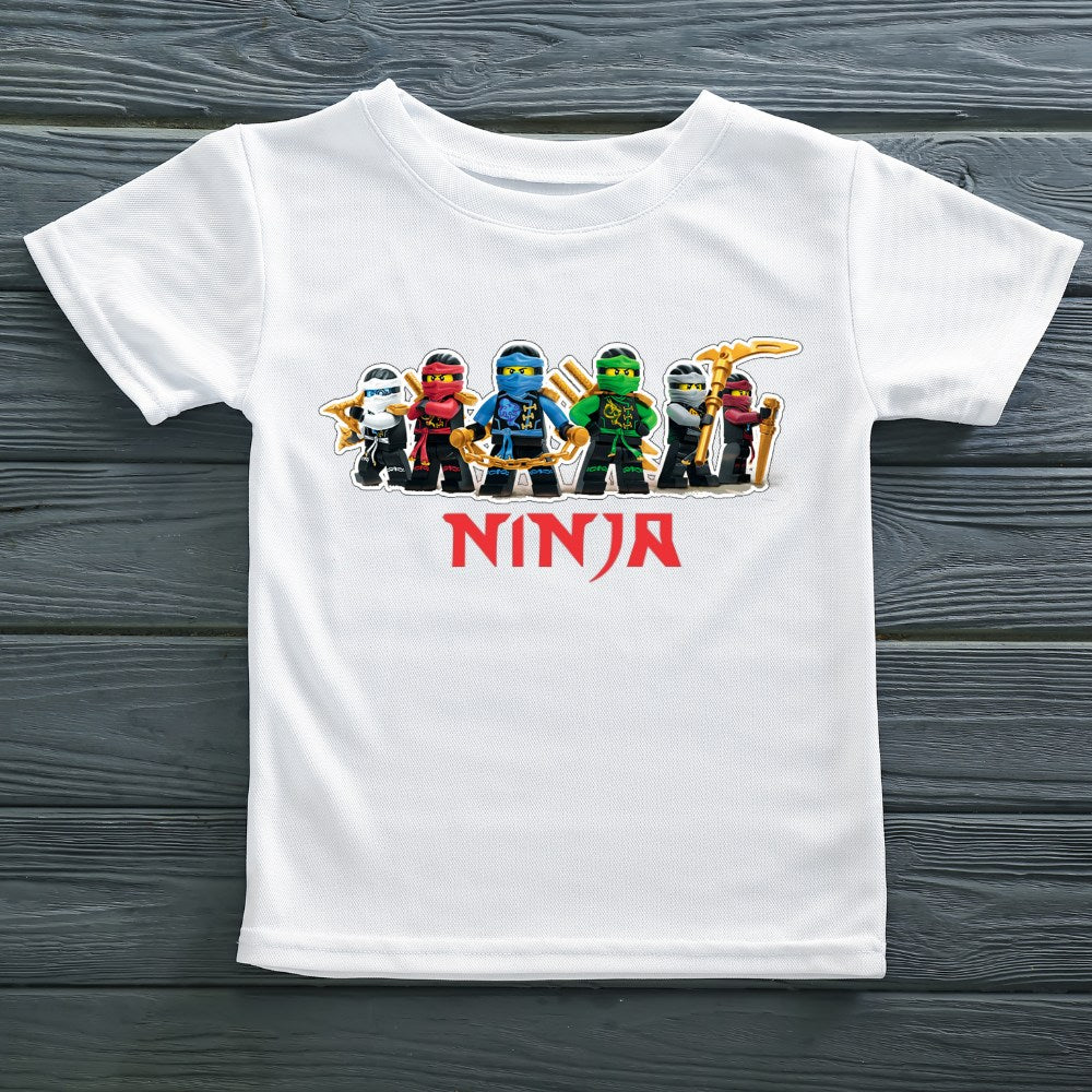Ninjago T-shirt - Design 1 RETURN GIFTS Pretty UR Party