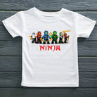 Ninjago T-shirt - Design 1 RETURN GIFTS Pretty UR Party