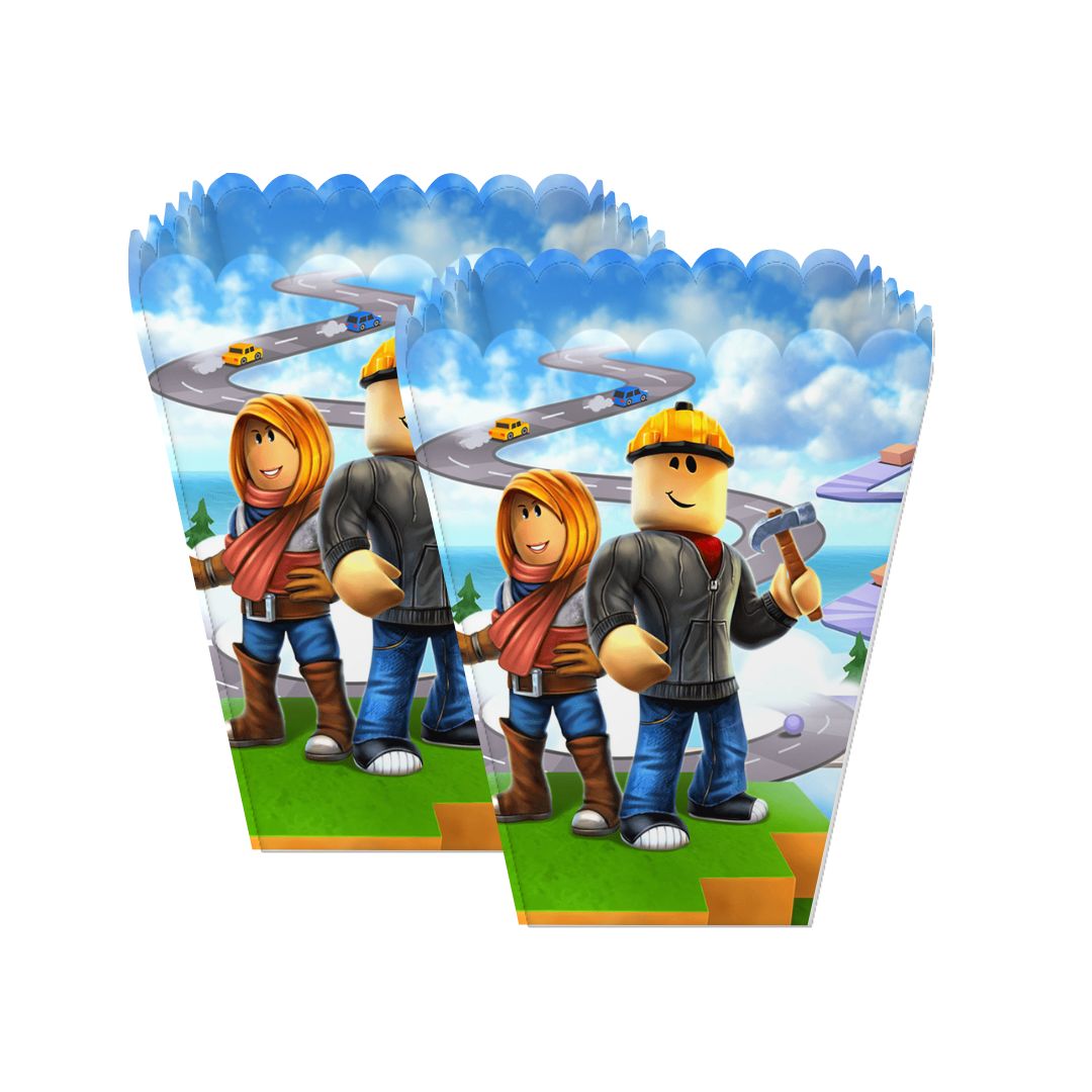 Roblox Popcorn Box - Pack of 10 ACCESSORIES Pretty UR Party