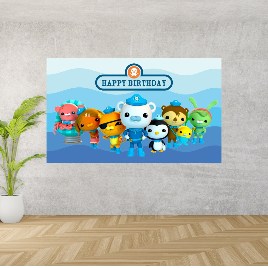 Octonauts Theme Backdrop THEME PARTIES Pretty UR Party