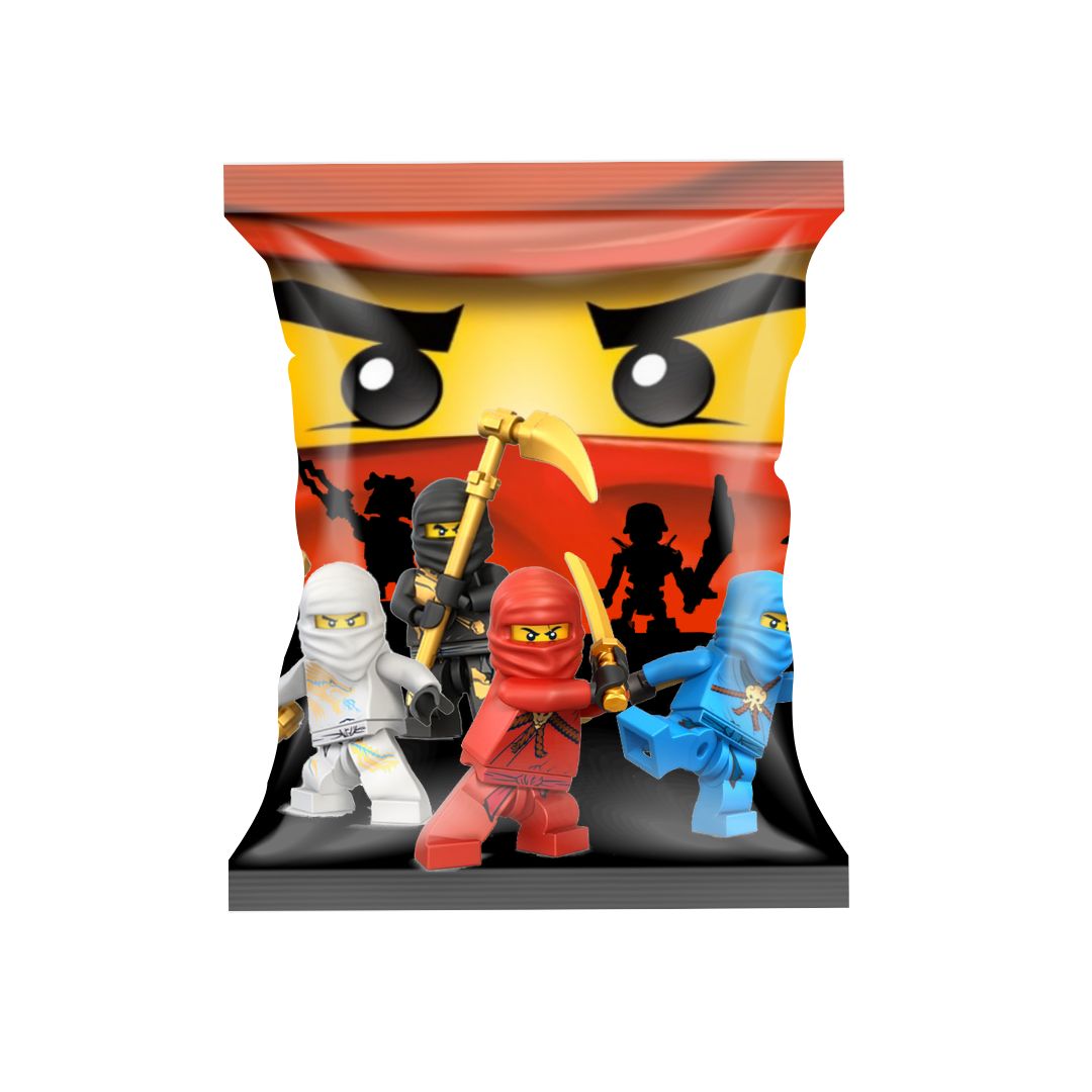 Ninjago Chip Bag TABLEWARE PRETTY UR PARTY