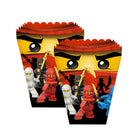 Ninjago Popcorn Box - Pack of 10 TABLEWARE Pretty UR Party