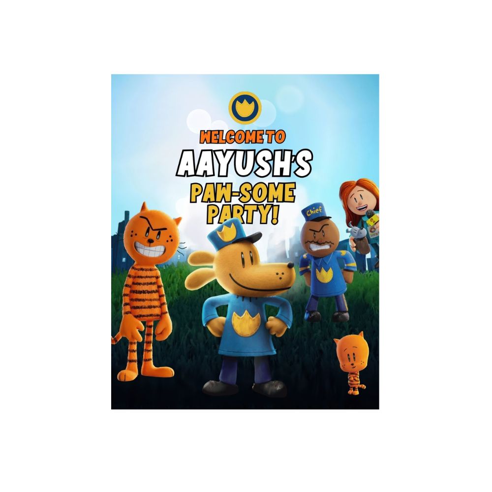 Dogman theme Welcome Poster / Board Dogman theme Welcome Poster / Board