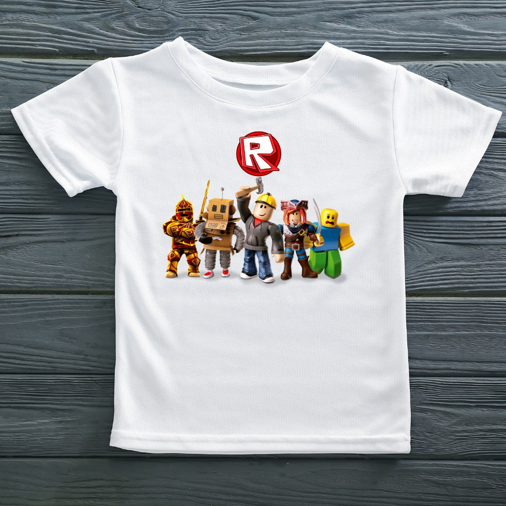 Roblox T-shirt - Design 1 RETURN GIFTS Pretty UR Party