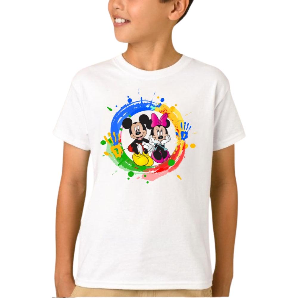 Mickey Minnie Holi T-shirt HOLI Pretty UR Party