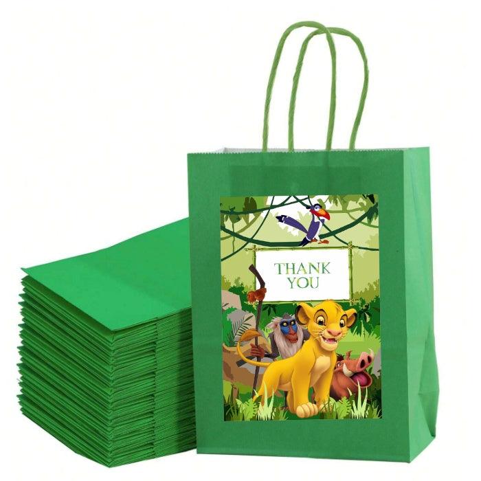 Lion King Gift Bags - Pack of 10 ACCESSORIES Pretty UR Party