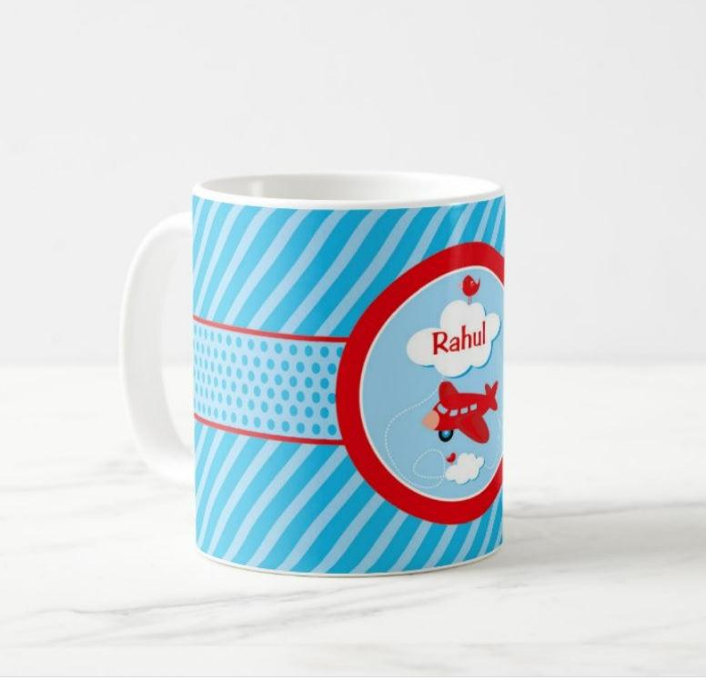 Personalised Airlines Mug THEME PARTIES Pretty UR Party