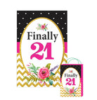 21st Birthday Theme Khoi Bag / Pinata ALL PARTY SUPPLIES Pretty UR Party
