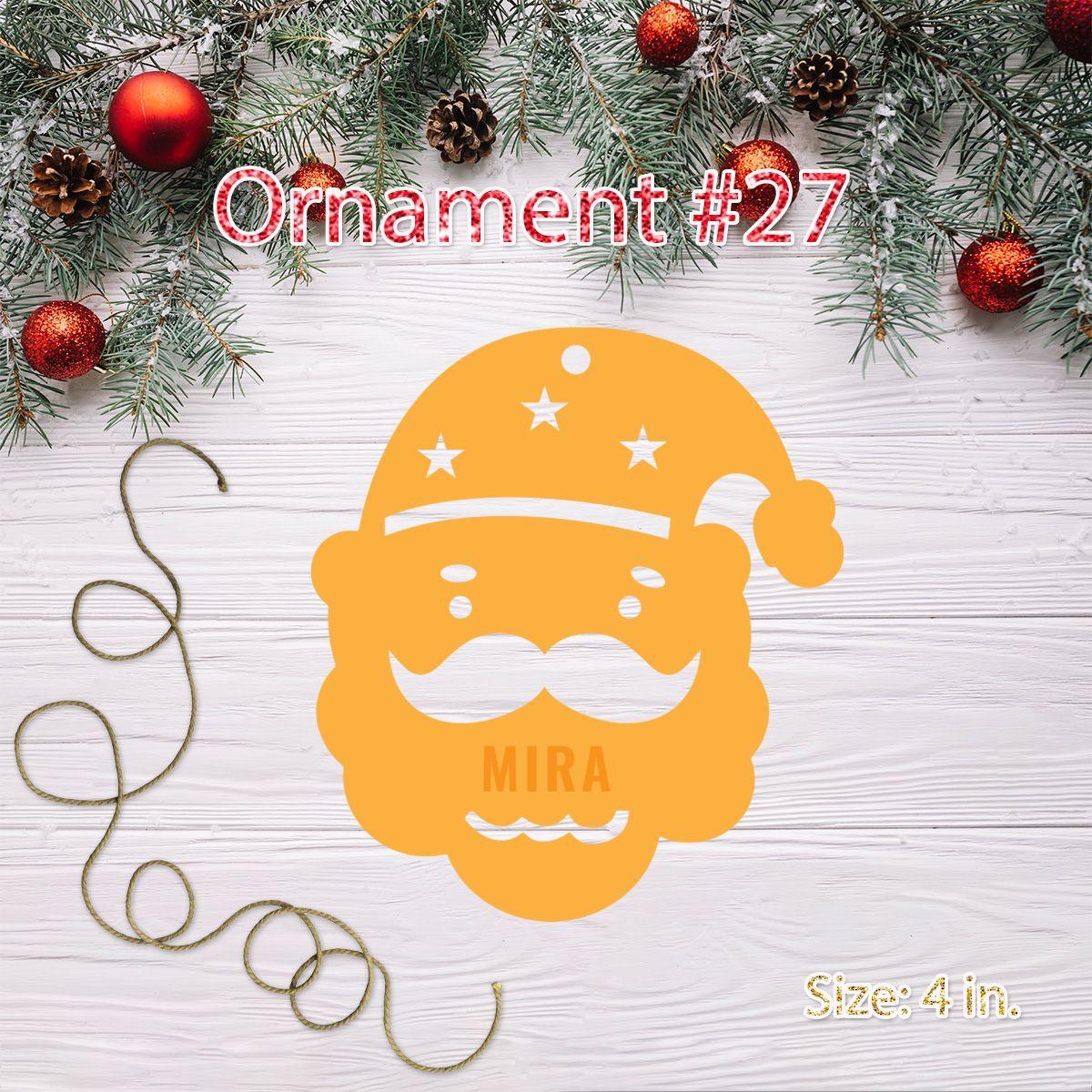 Personalized Acrylic Christmas Bauble 27 ALL PARTY SUPPLIES Pretty UR Party