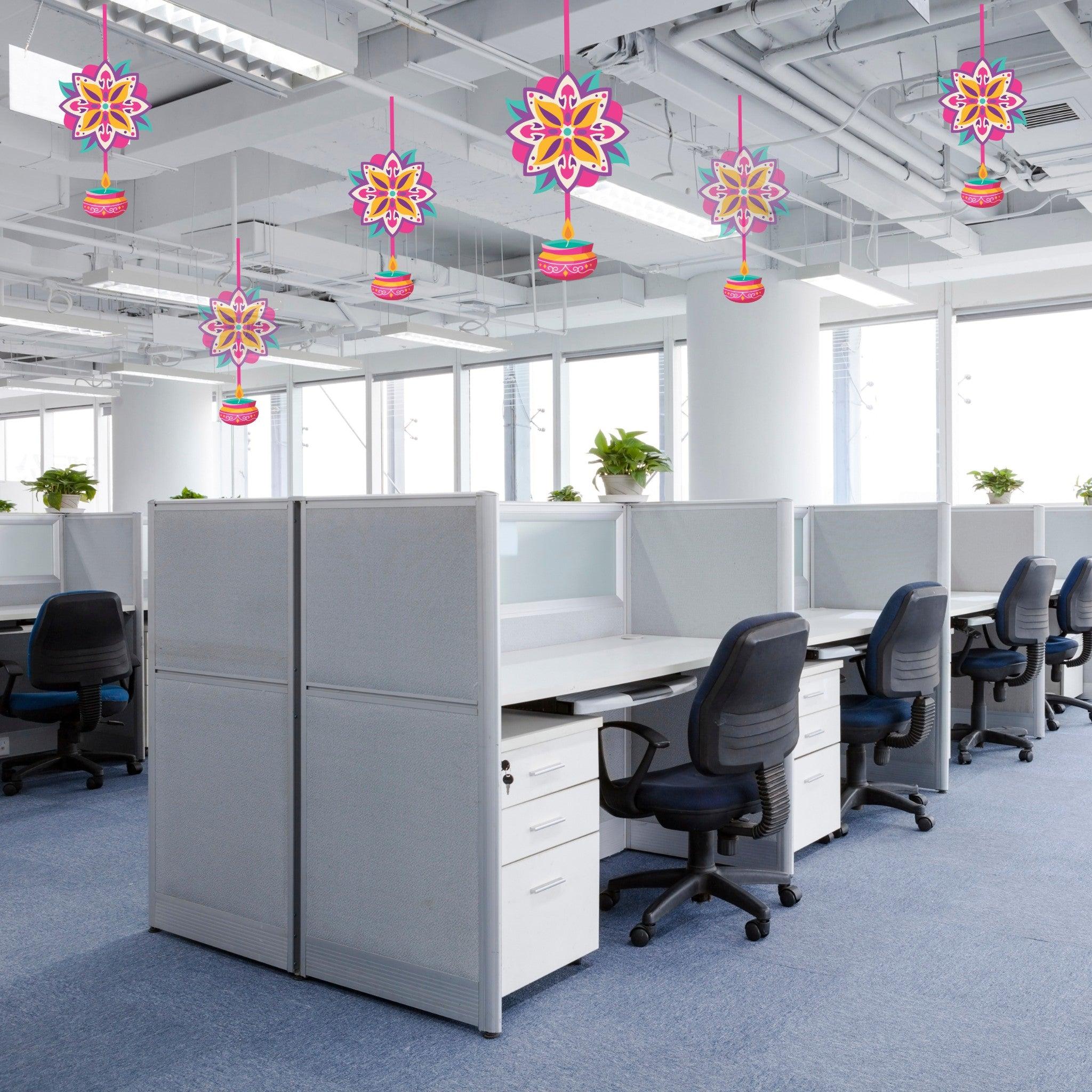 Diwali Hanging Danglers Double - Pack of 6 DECORATIONS PRETTY UR PARTY