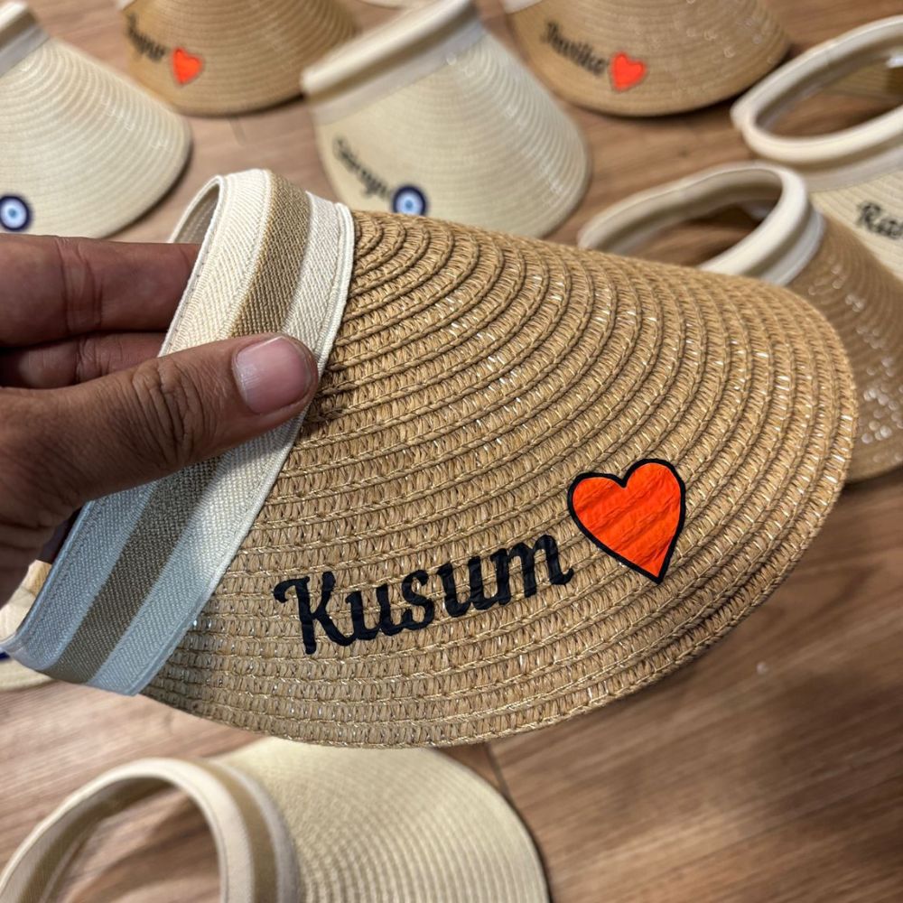 Personalised Visor Caps RETURN GIFTS PRETTY UR PARTY