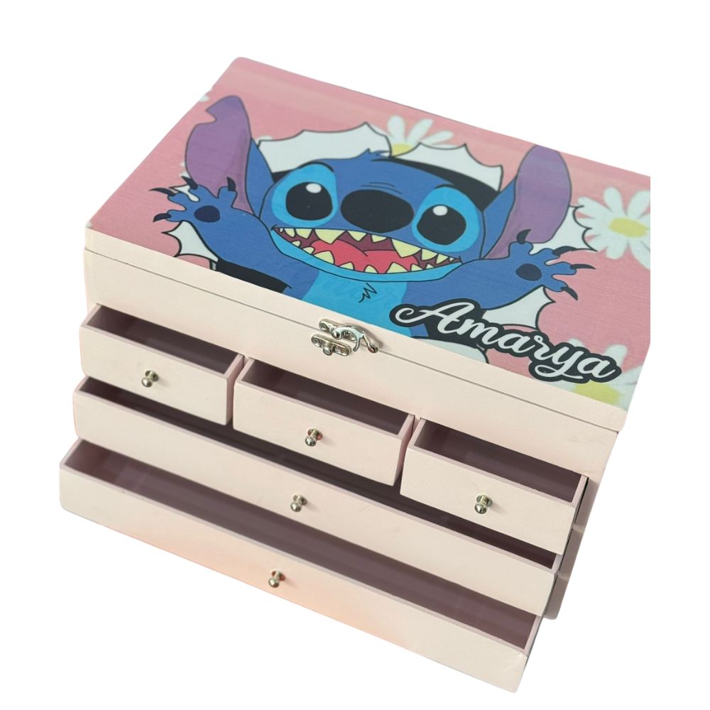 Wooden Vanity with 4 compartments Wooden Vanity with 4 compartments