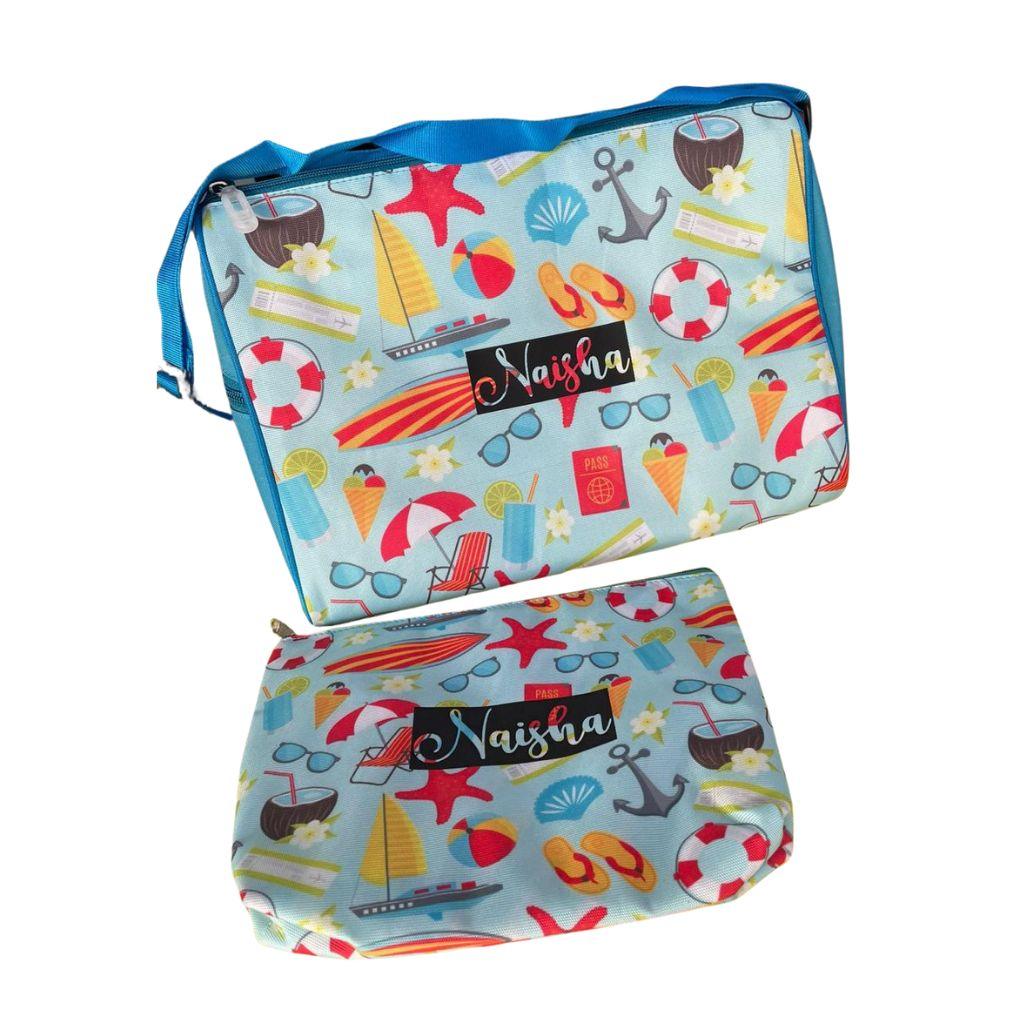 Beach theme Swimming Bag with Wet Pouch RETURN GIFTS PRETTY UR PARTY