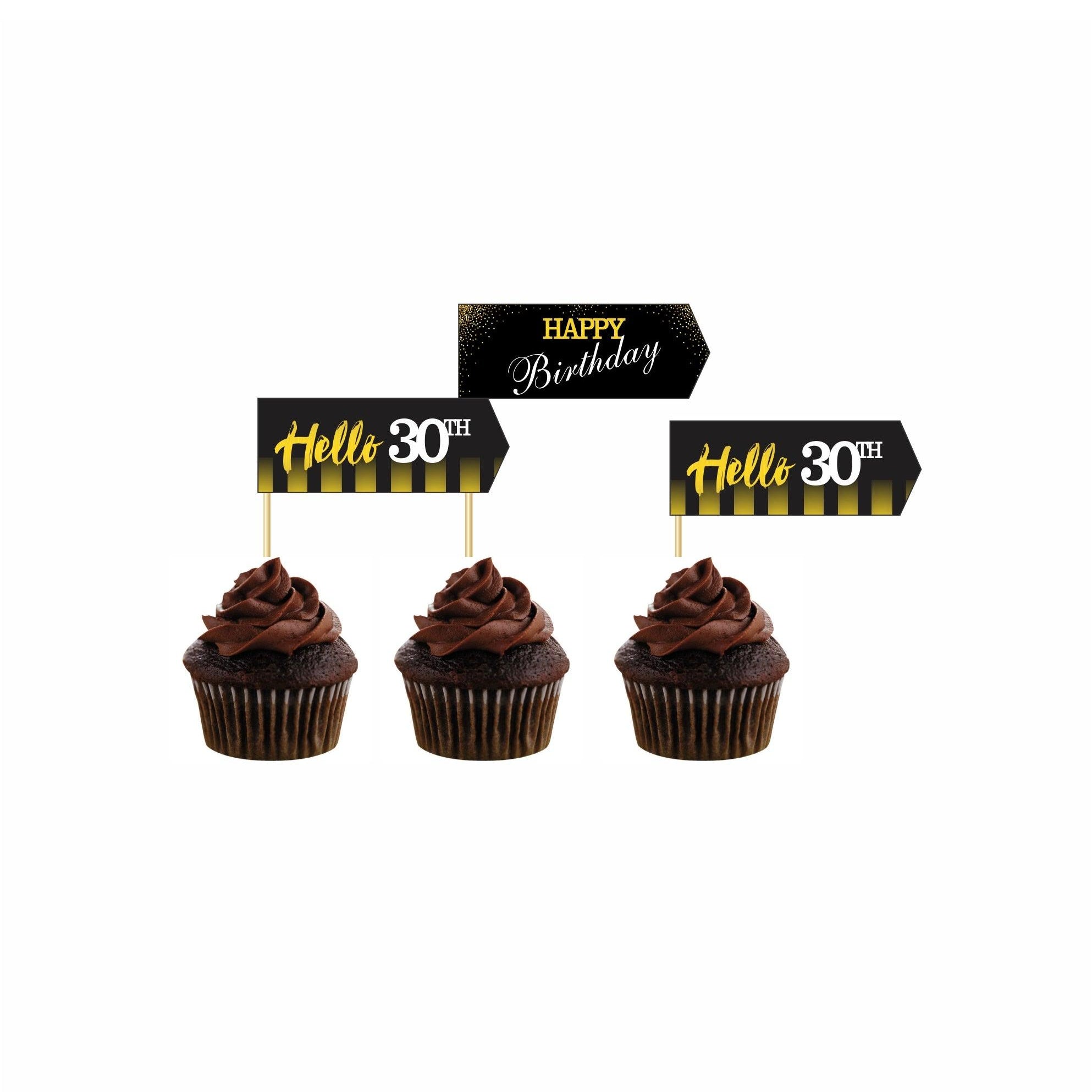 Gold and Black 30th Birthday Birthday Theme Picks THEME PARTIES Pretty UR Party
