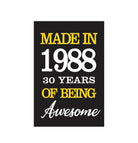 Gold and Black 30th Birthday Poster 02 THEME PARTIES Pretty UR Party