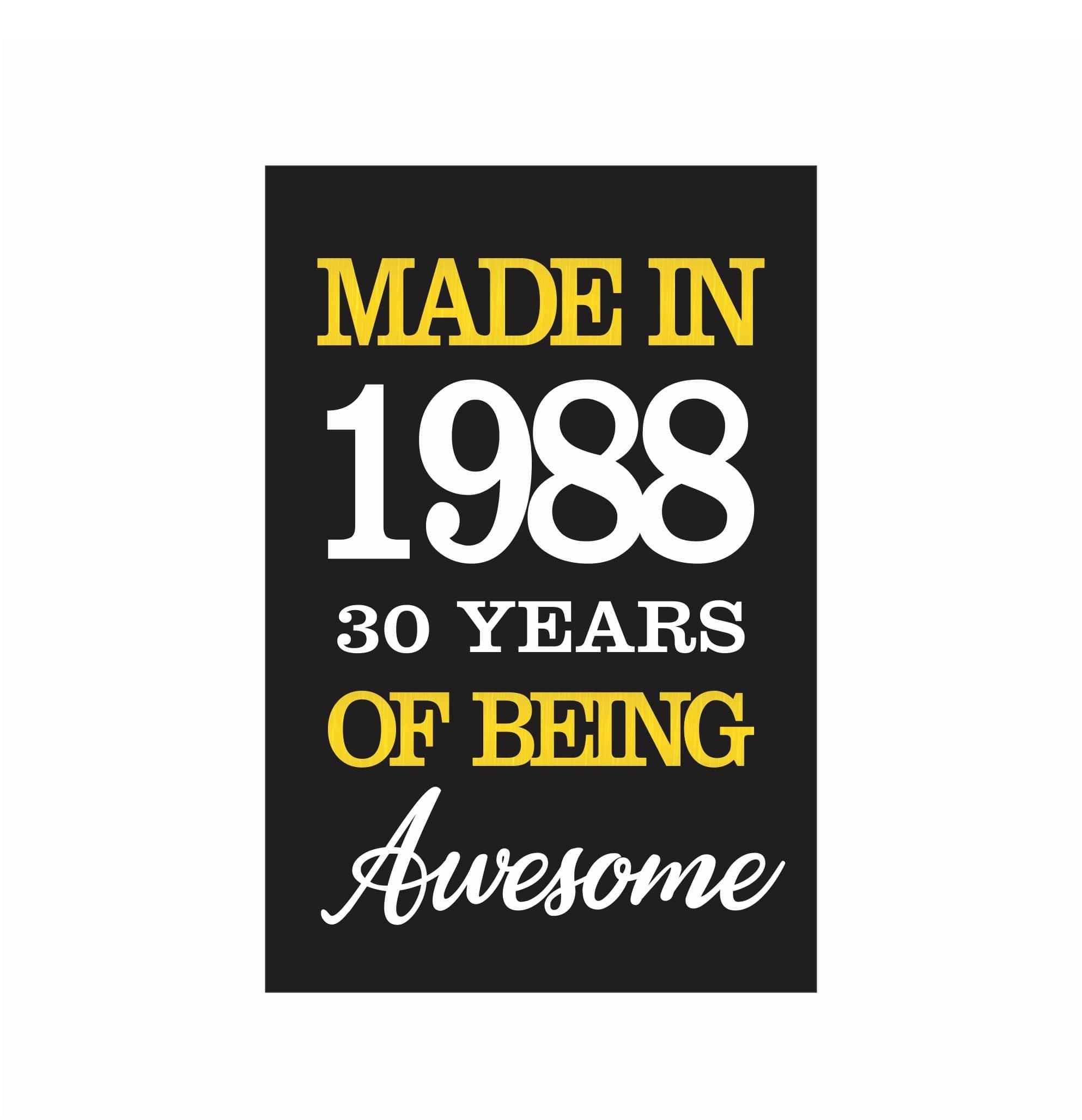 Gold and Black 30th Birthday Poster 02 THEME PARTIES Pretty UR Party