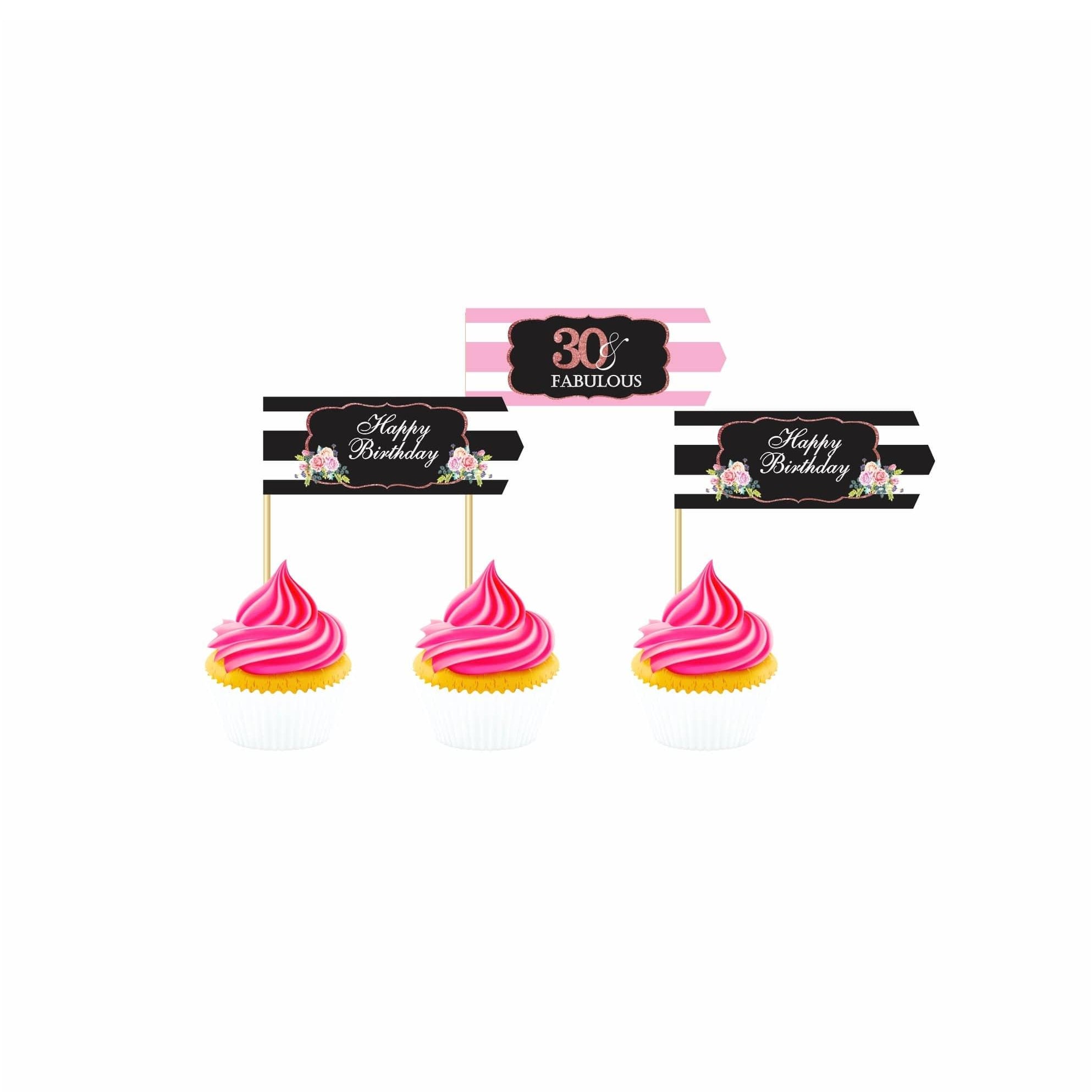 Pink and Black 30th Birthday Birthday Theme Picks THEME PARTIES Pretty UR Party