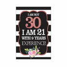 Pink and Black 30th Birthday Poster 02 THEME PARTIES Pretty UR Party