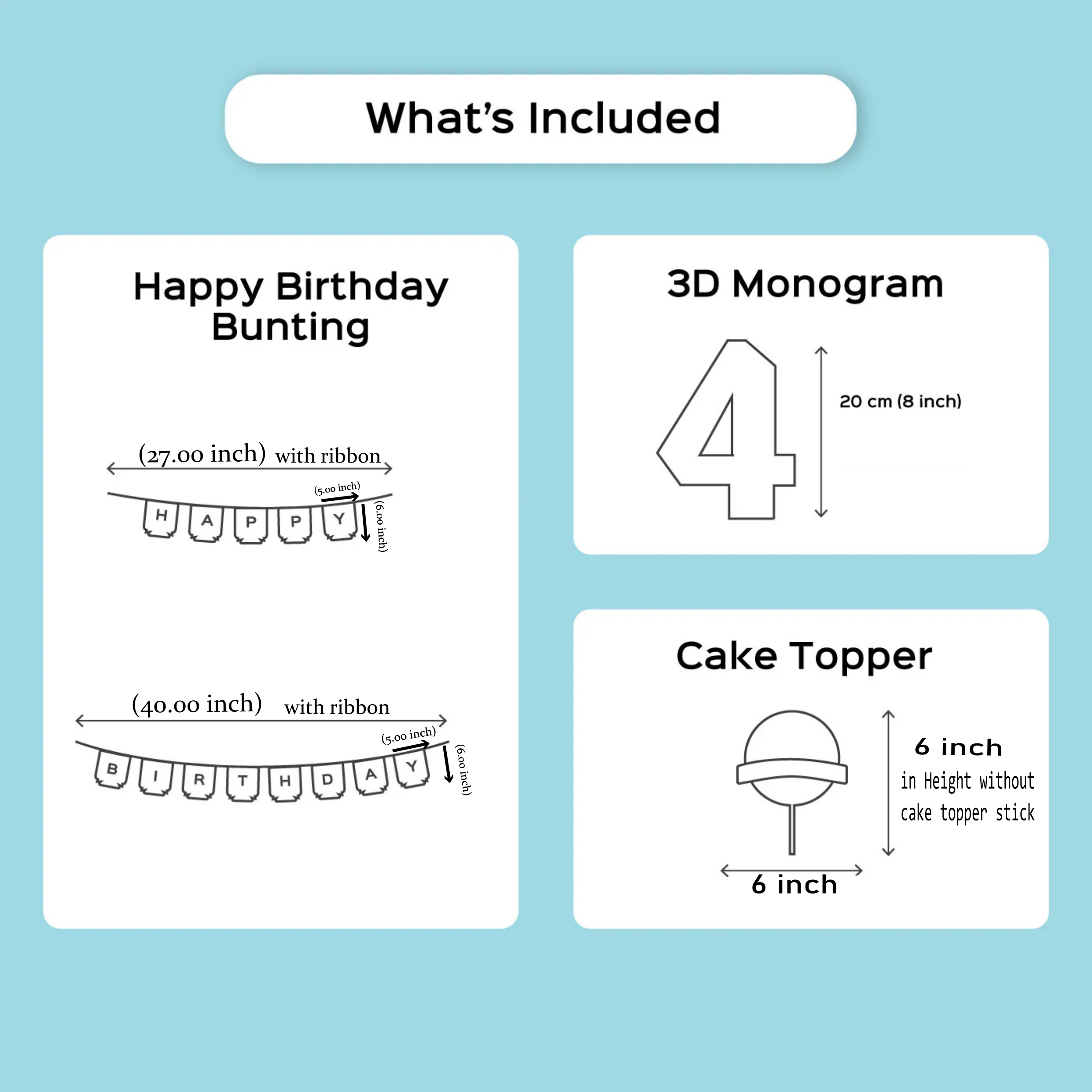 Handcrafted Mermaid themed Birthday Party Pack Handcrafted Mermaid themed Birthday Party Pack