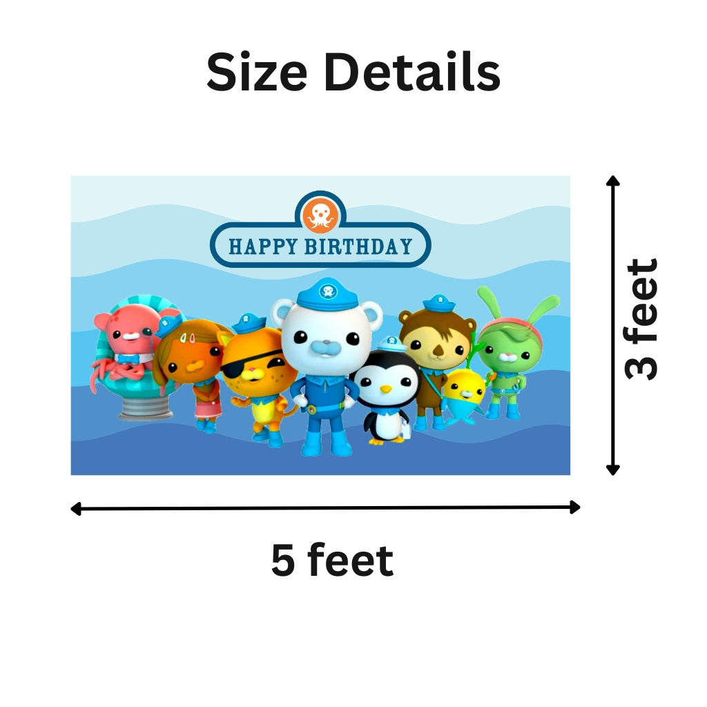 Octonauts Theme Backdrop THEME PARTIES Pretty UR Party