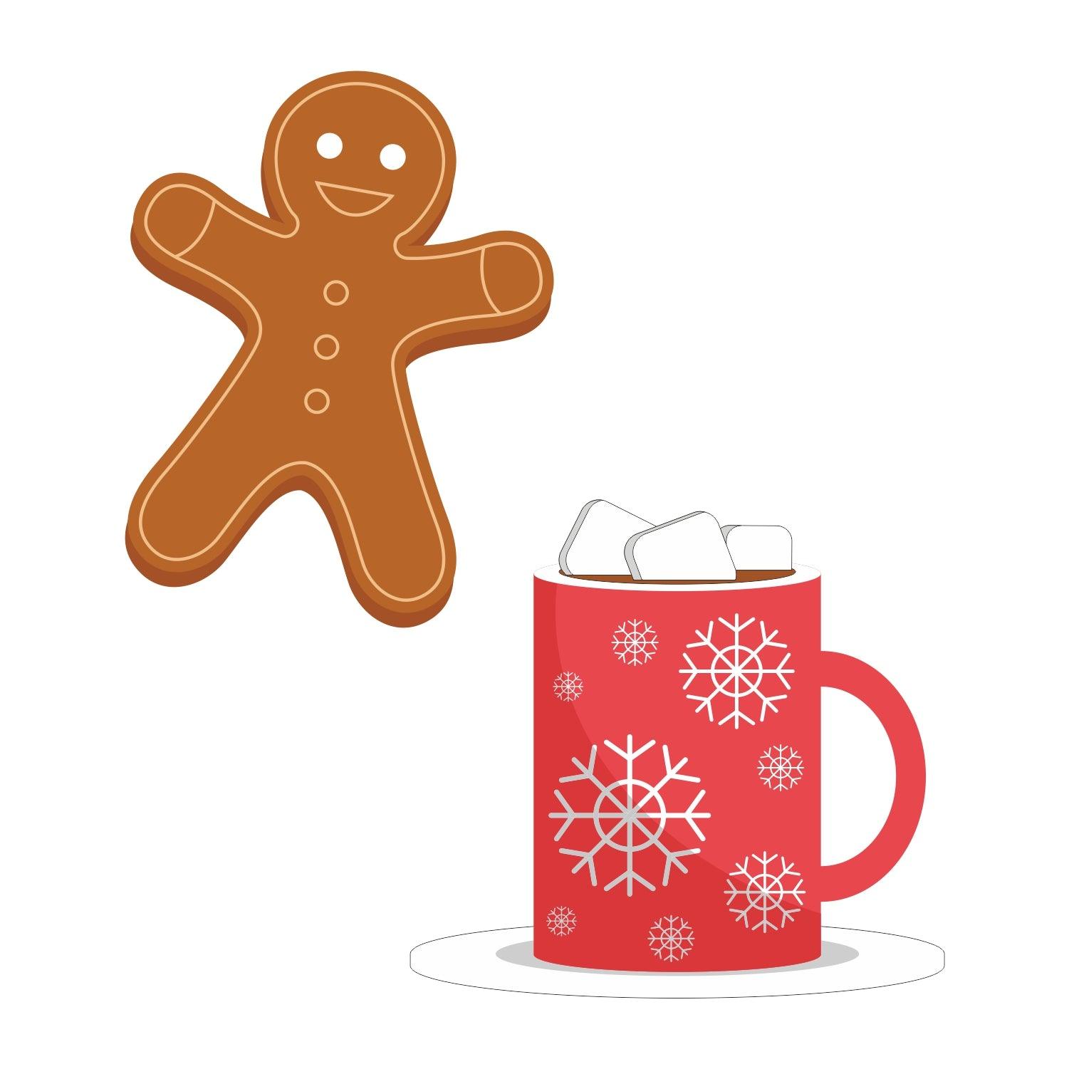 Christmas Theme Paper Cutouts for Homes, Parties, Window Display, Retail Decor - Pack of 10 DECORATIONS Pretty UR Party