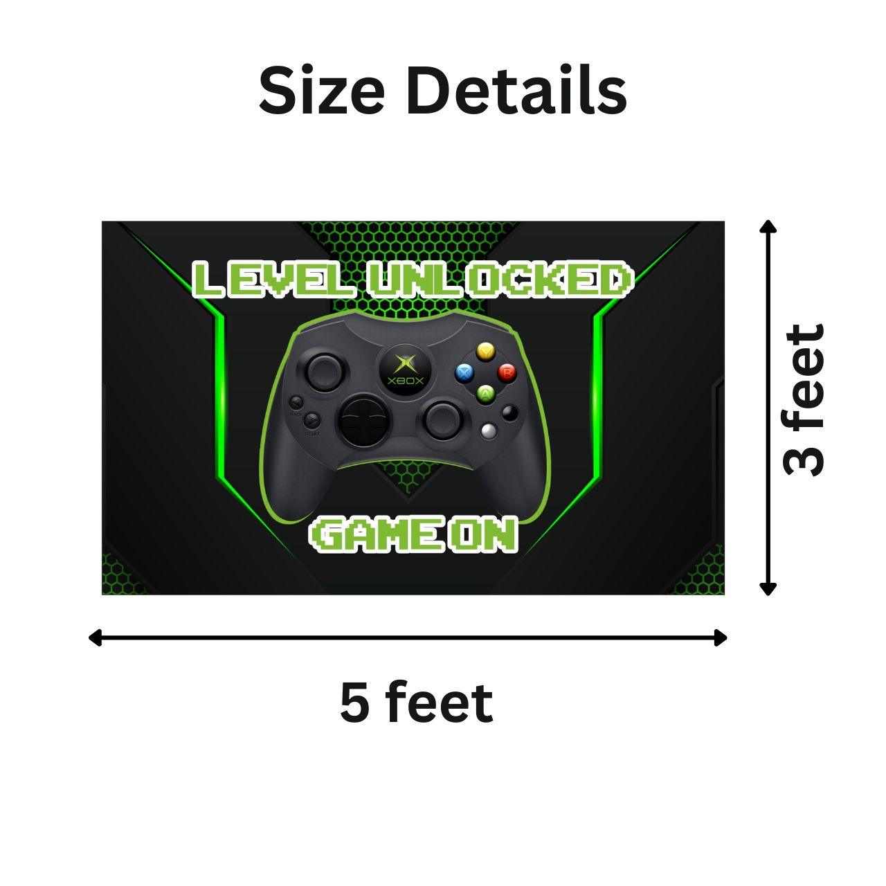 Game On Theme Backdrop THEME PARTIES Pretty UR Party