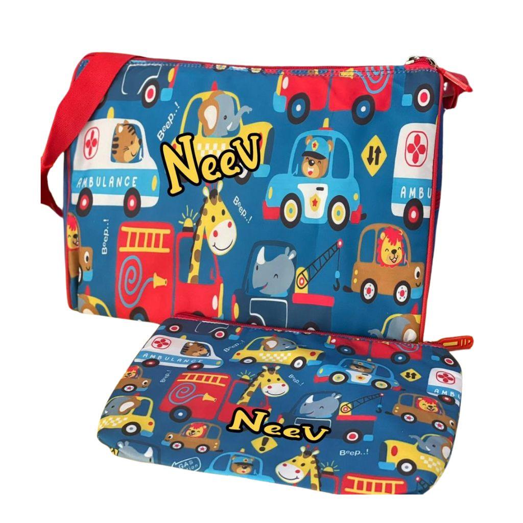 Vehicles theme Swimming Bag with Wet Pouch RETURN GIFTS PRETTY UR PARTY