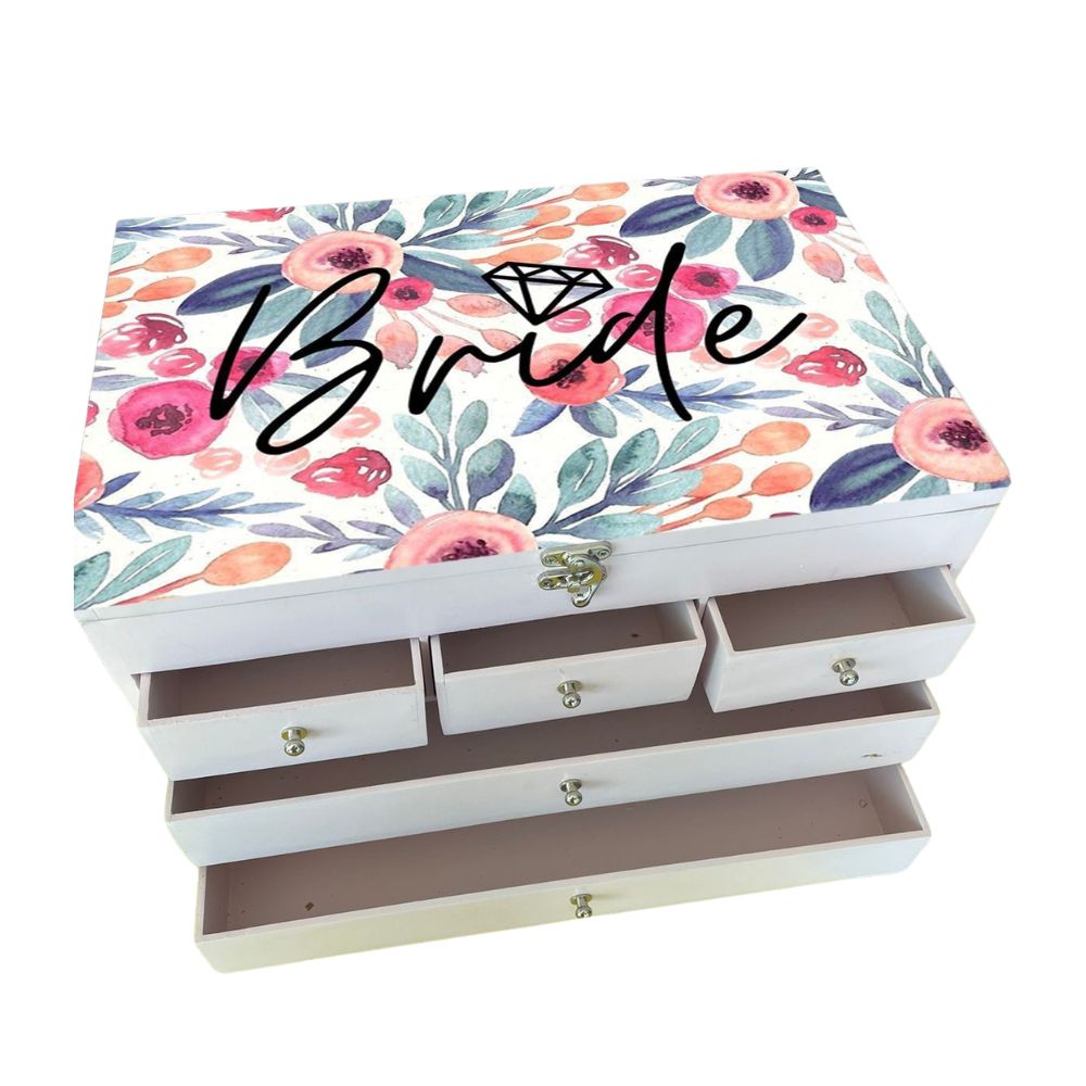 Wooden Vanity with 4 compartments Wooden Vanity with 4 compartments