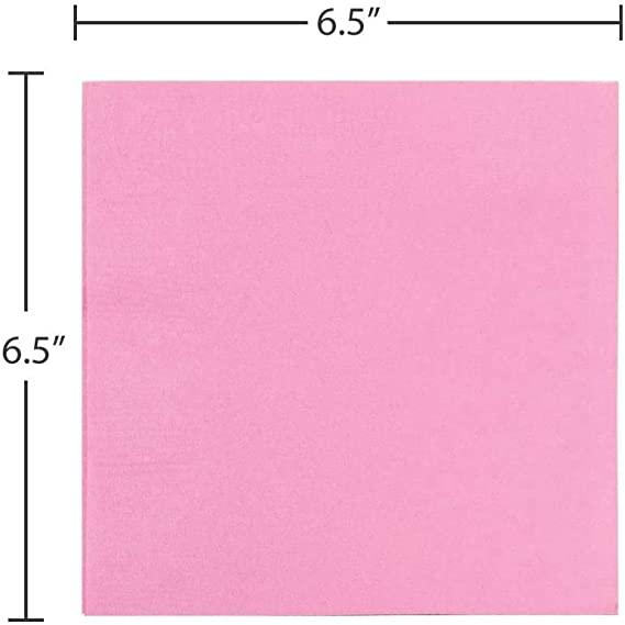 Pastel Pink Paper Napkins - Pack of 20 THEME PARTIES Pretty UR Party