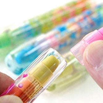 Stacking Pen Type Erasers - Pack of 4 ALL PARTY SUPPLIES PRETTY UR PARTY