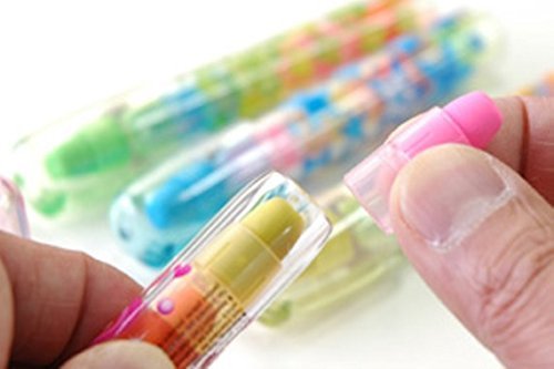 Stacking Pen Type Erasers - Pack of 4 ALL PARTY SUPPLIES PRETTY UR PARTY