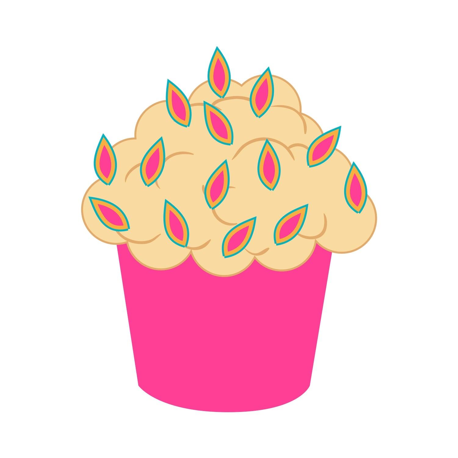 Cupcake Theme Cutouts THEME PARTIES Pretty UR Party