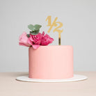 1/2 Cake Topper - Acrylic Gold ALL PARTY SUPPLIES Pretty UR Party