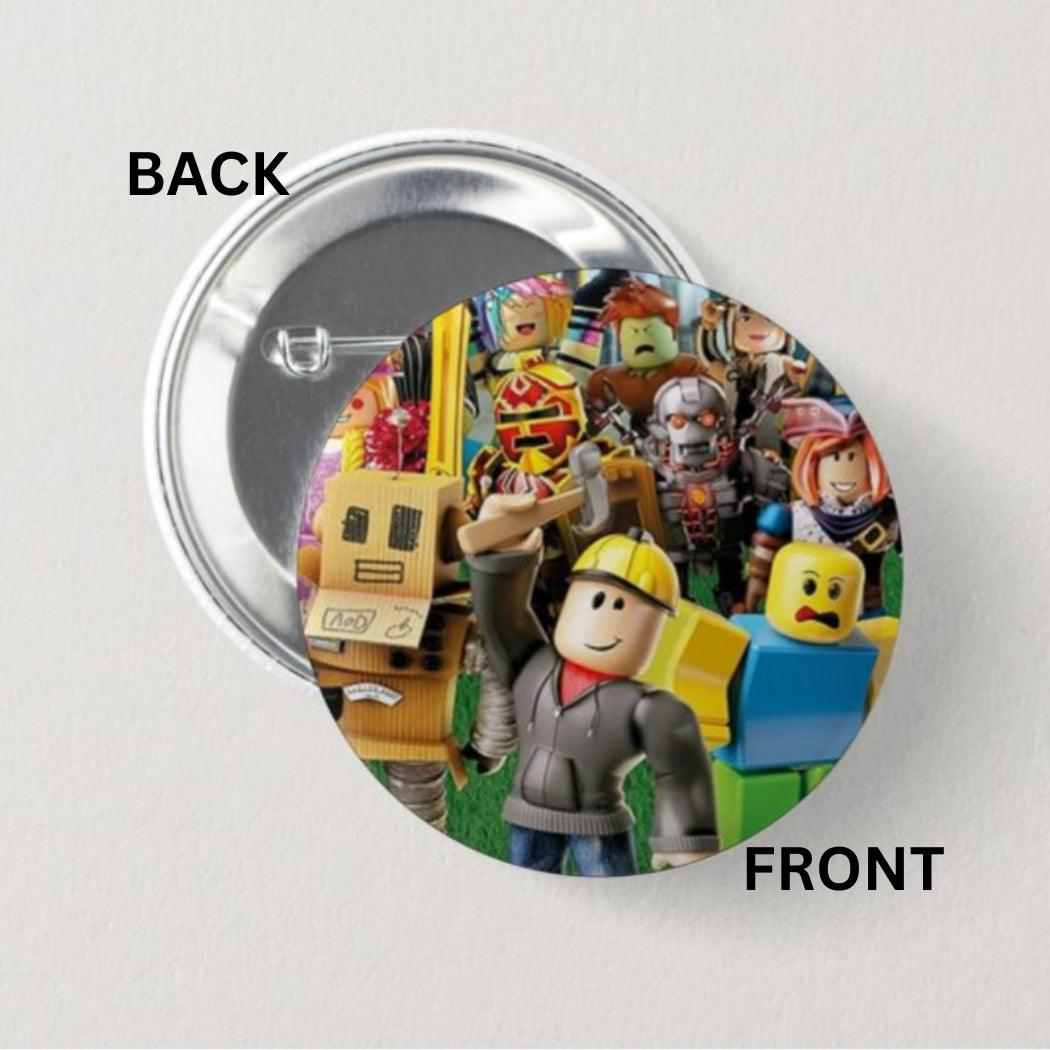 Roblox theme Button Badges - Pack of 5 ACCESSORIES PRETTY UR PARTY
