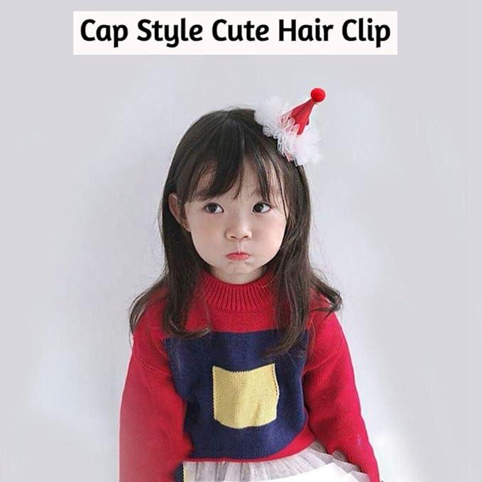 Christmas Mini Cap Style Hair Clip - Pack of 1 ACCESSORIES PRETTY UR PARTY