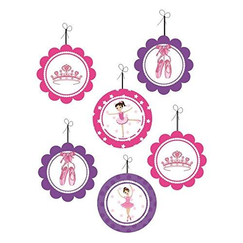 Ballerina Party Decorations Kit - 80 pcs combo pack THEME PARTIES Pretty UR Party