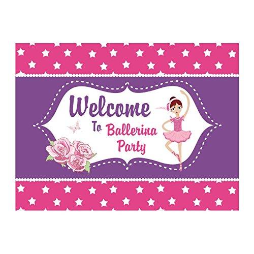 Ballerina Party Decorations Kit - 80 pcs combo pack THEME PARTIES Pretty UR Party