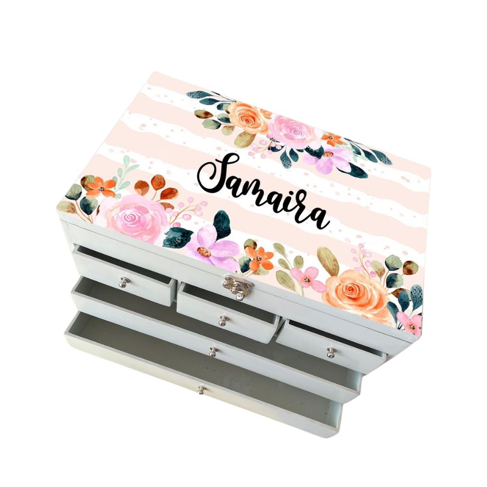 Wooden Vanity with 4 compartments Wooden Vanity with 4 compartments