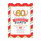 60th Birthday Theme E-Invitations ALL PARTY SUPPLIES Pretty UR Party