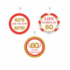 60th Birthday Theme Danglers THEME PARTIES Pretty UR Party