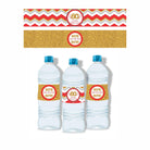 60th Birthday Theme Water Bottle Labels THEME PARTIES Pretty UR Party