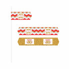 60th Birthday Theme Drink Straws THEME PARTIES Pretty UR Party