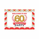 60th Birthday Theme Entrance Banner / Door Sign THEME PARTIES Pretty UR Party