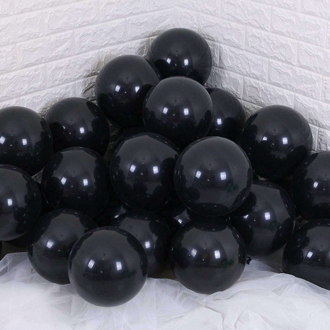 Black Latex Balloons - Pack of 50 BALLOONS Pretty UR Party
