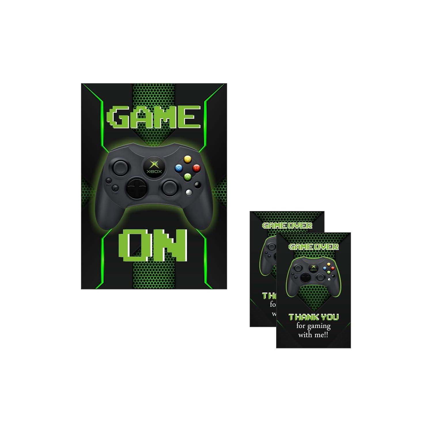 Game On Party Decorations Kit - 80 pcs combo pack THEME PARTIES Pretty UR Party